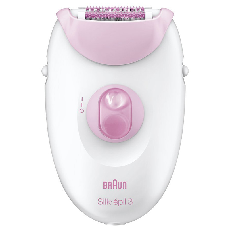 Braun 3175 Epilierer pink/weiß + Aufbewahrungstasche