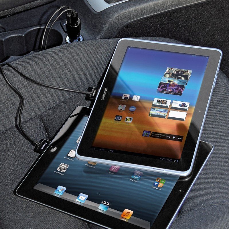 Hama USB-Dual-Kfz-Ladegerät Auto-Detect 5 V/4,8 A Schwarz