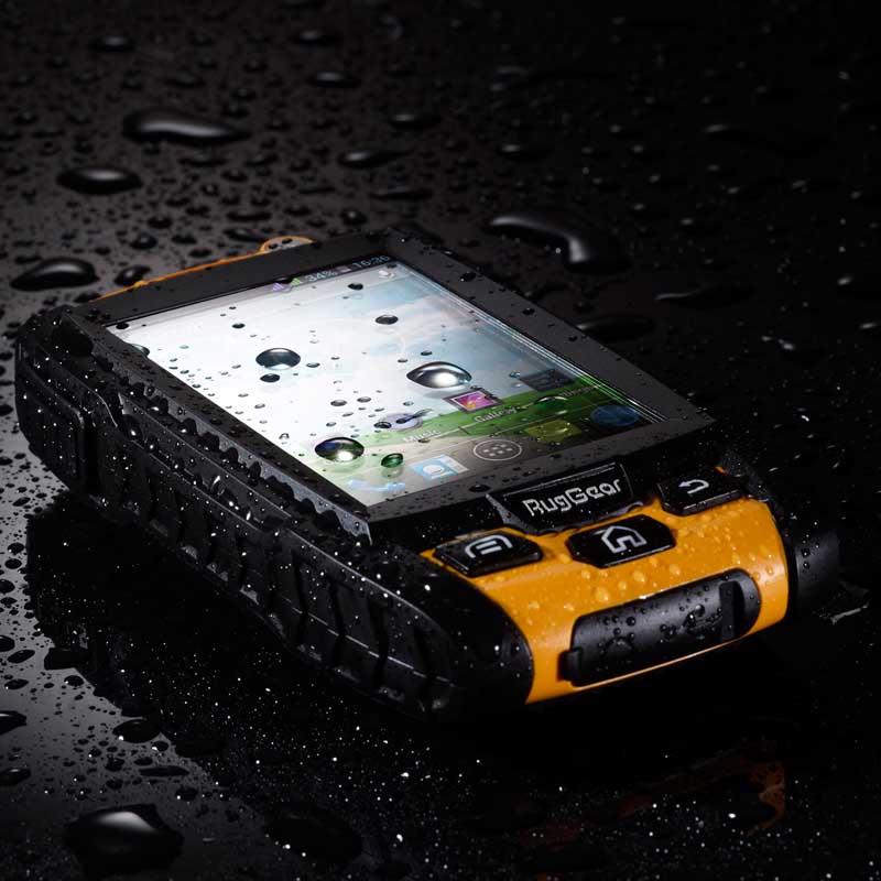 RugGear RG500 Outdoor Handy schwarz-gelb