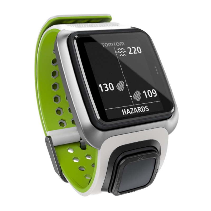TomTom GOLFER GPS-Sportuhr weiß/grün