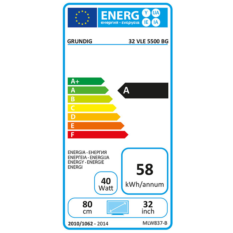 Grundig 32VLE5504BG 81cm (32 Zoll) LED-TV