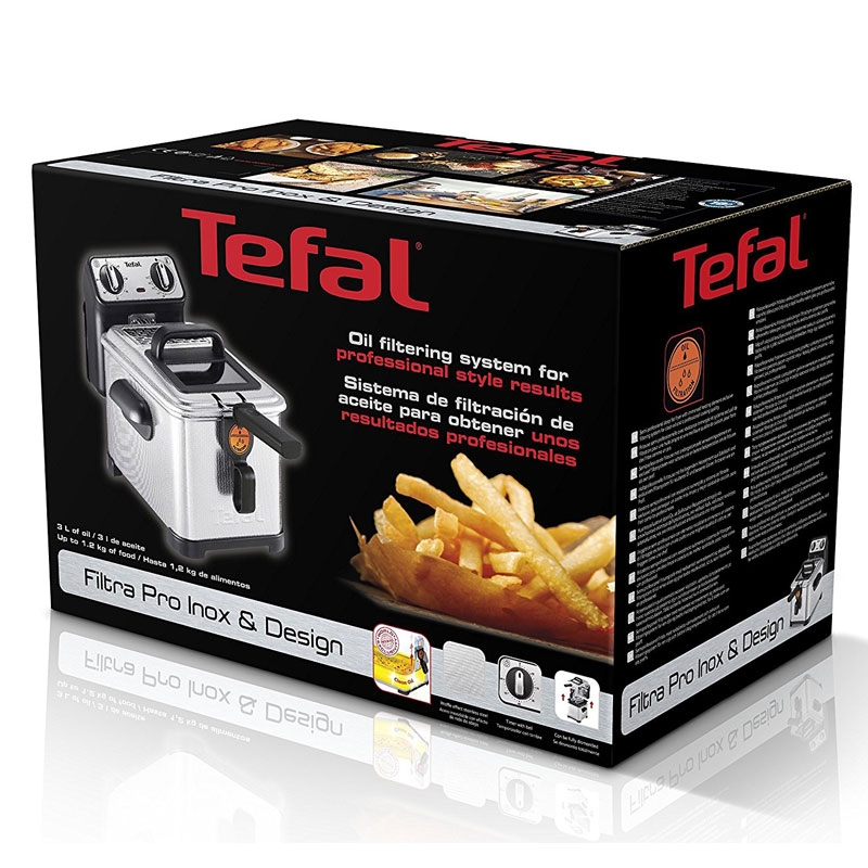 Tefal FR5101 Fritteuse Filtra Pro Inox and Design