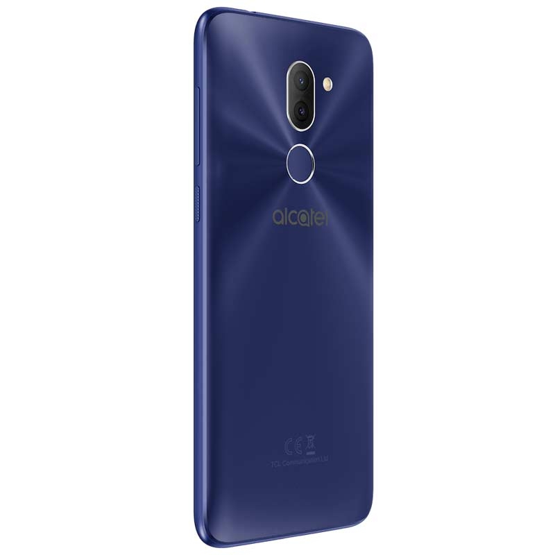 Alcatel 3X 5058I Dual-SIM Smartphone metallic blue