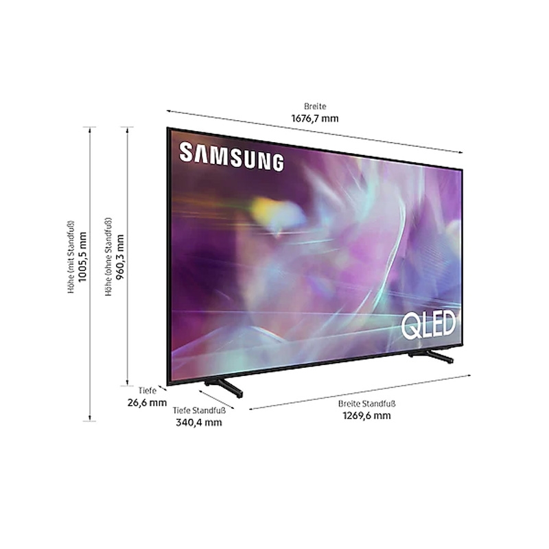 Samsung GQ75Q60AAUXZG 189cm (75 Zoll) 4K-QLED-TV