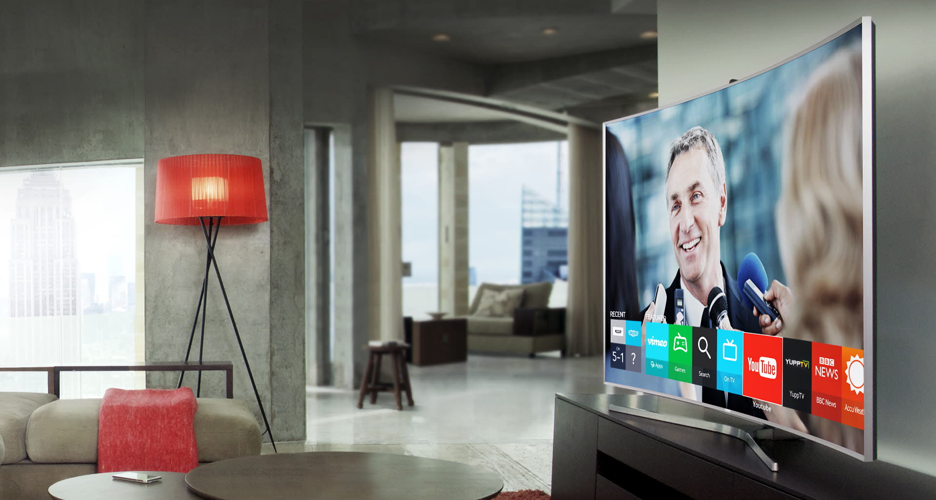 SAMSUNG UE55JU7090TXZG 138cm (55 Zoll) LED-4K-TV (Premium-Modell)