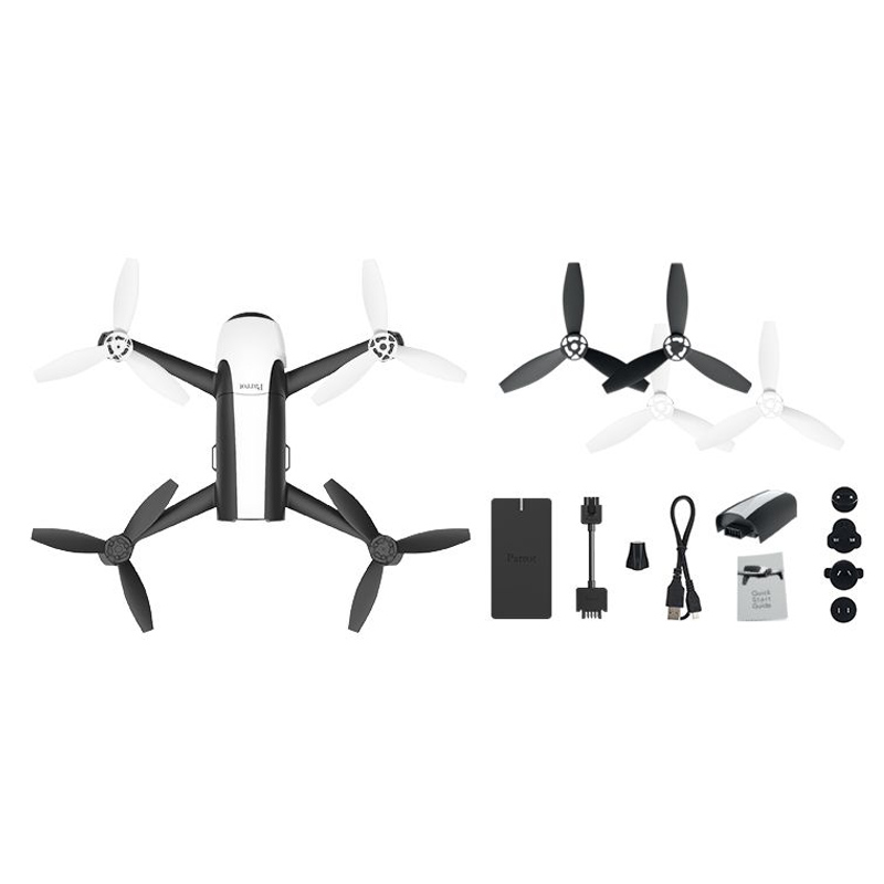 Parrot Bebop 2 Drone + Skycontroller Weiss