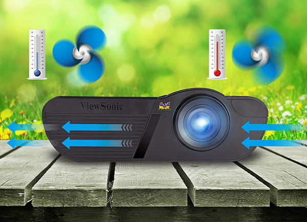 ViewSonic LightStream PJD7835HD DLP-Projektor schwarz