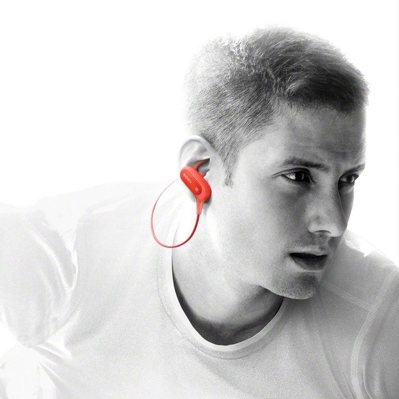 Sony MDR-XB50BSR kabelloser Sport-Kopfhörer rot