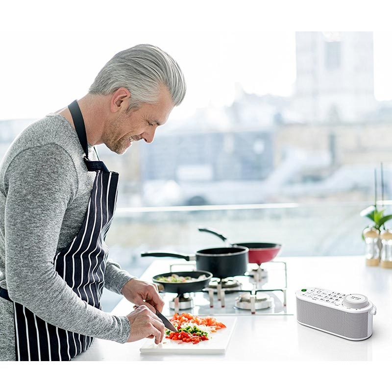 Sony SRS-LSR100 Tragbarer TV-Funklautsprecher weiß