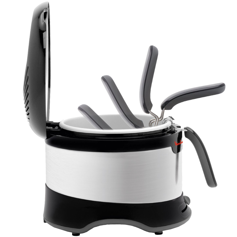 Moulinex AF133D Fritteuse edelstahl-schwarz