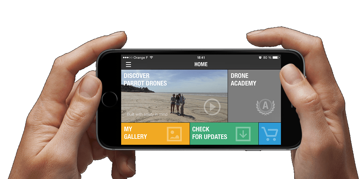 Parrot Bebop Drone Blau