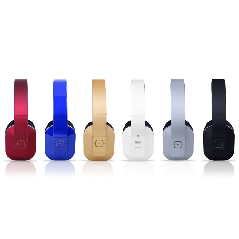 August EP650L Bluetooth NFC Kopfhörer blau