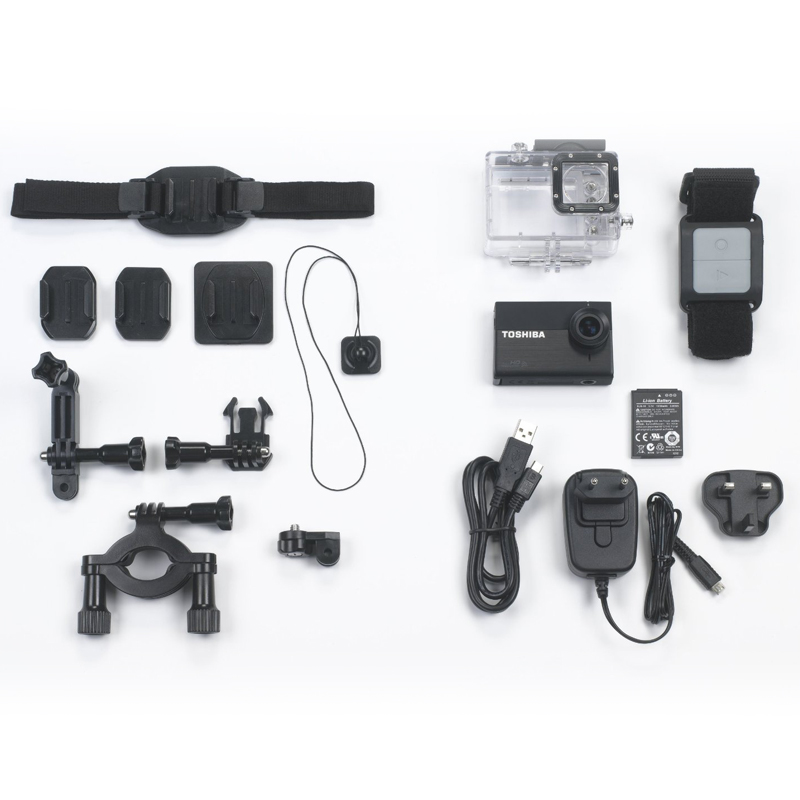 Toshiba PA5150E-1C0K Camileo X-Sports Action Kamera schwarz