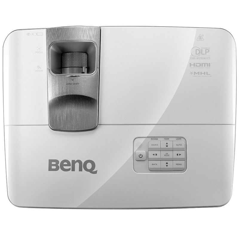 BenQ W1070+W 2200 Ansi-Lumen Wireless Full-HD 3D-Beamer
