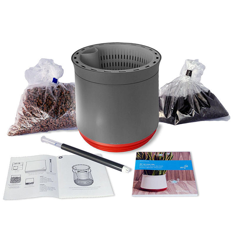 AIRY Pot Blumentopf Luftreinigungssystem in schneeweiß (Cappuccino - braun)