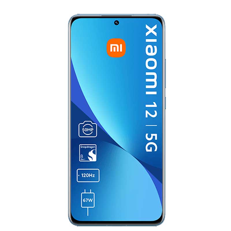 Xiaomi 12 5G 256GB Smartphone blau