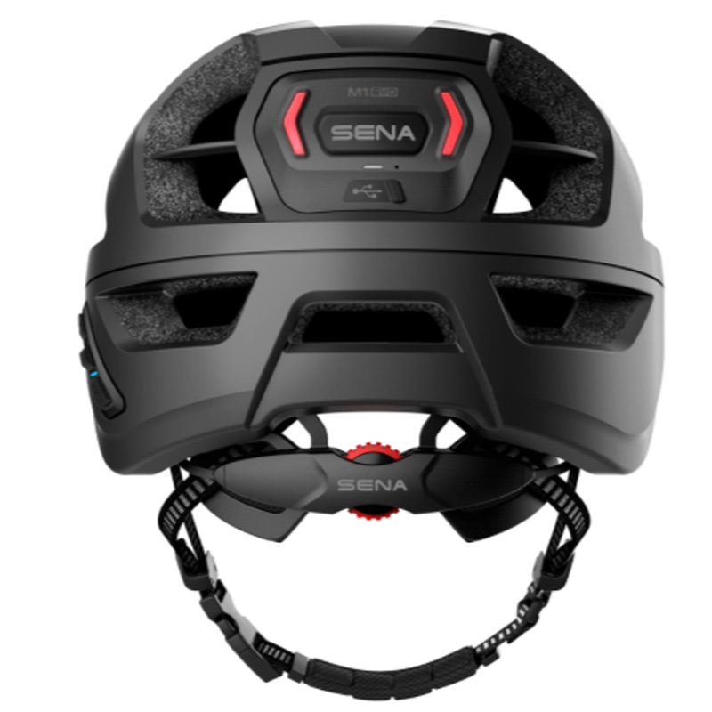 Sena M1 EVO Matte Black Größe M smarter Fahrradhelm