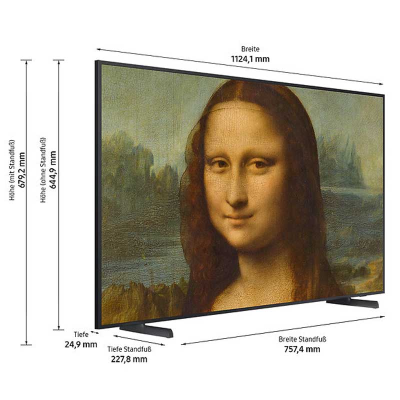 Samsung GQ50LS03BAUXZG The Frame 126 cm (50 Zoll) 4K-QLED-TV