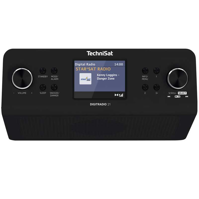 TechniSat DIGITRADIO 21 - DAB+ Unterbau-Küchenradio schwarz