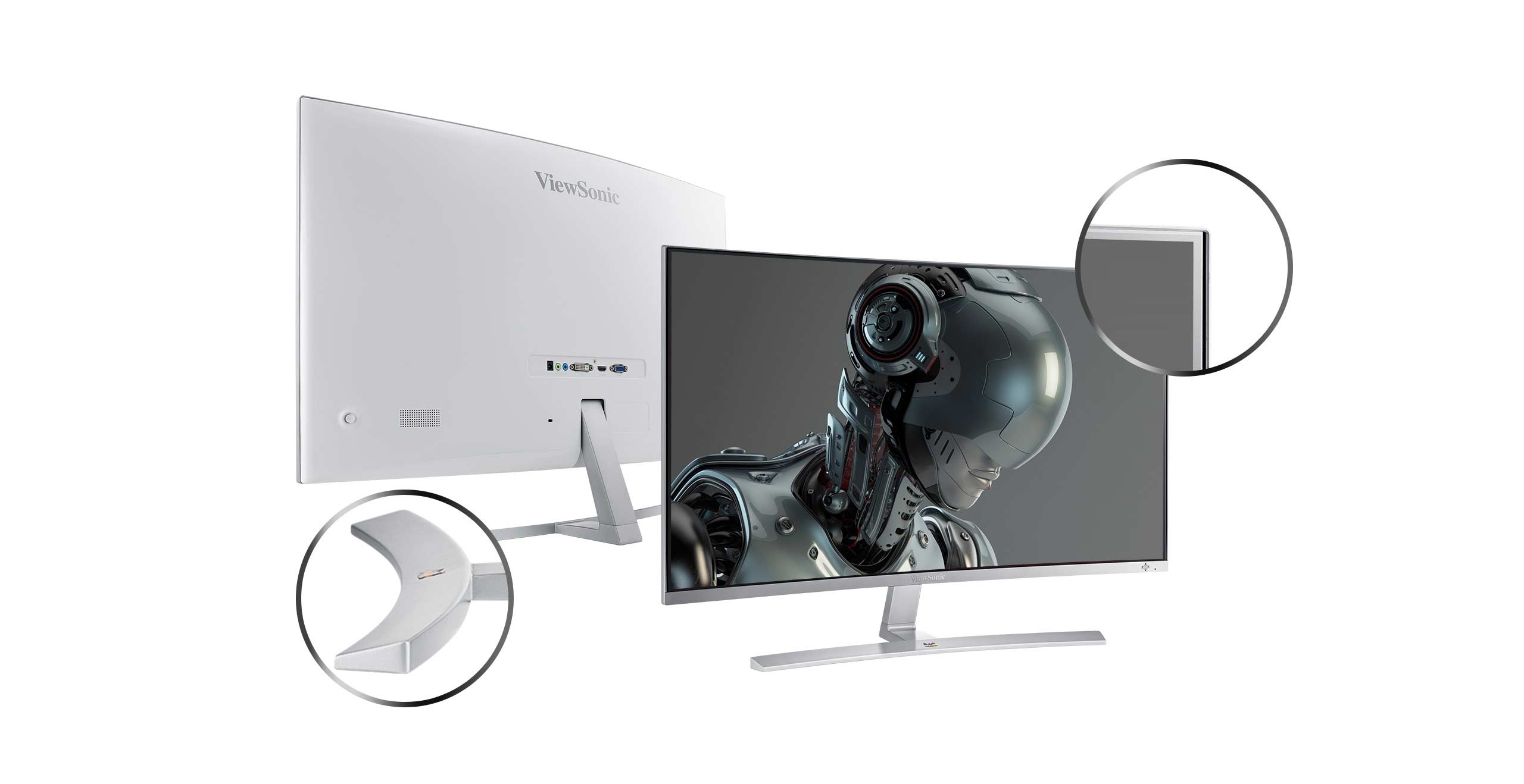 ViewSonic VX3216-SCMH-W-2 80cm (32 Zoll) Design Monitor