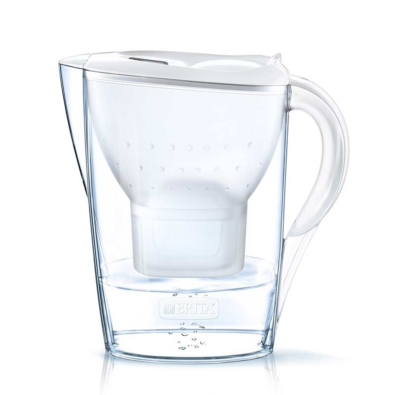 Brita Marella Wasserfilter Halbjahrespaket inkl. 6 Maxtra+ Filterkartuschen weiß