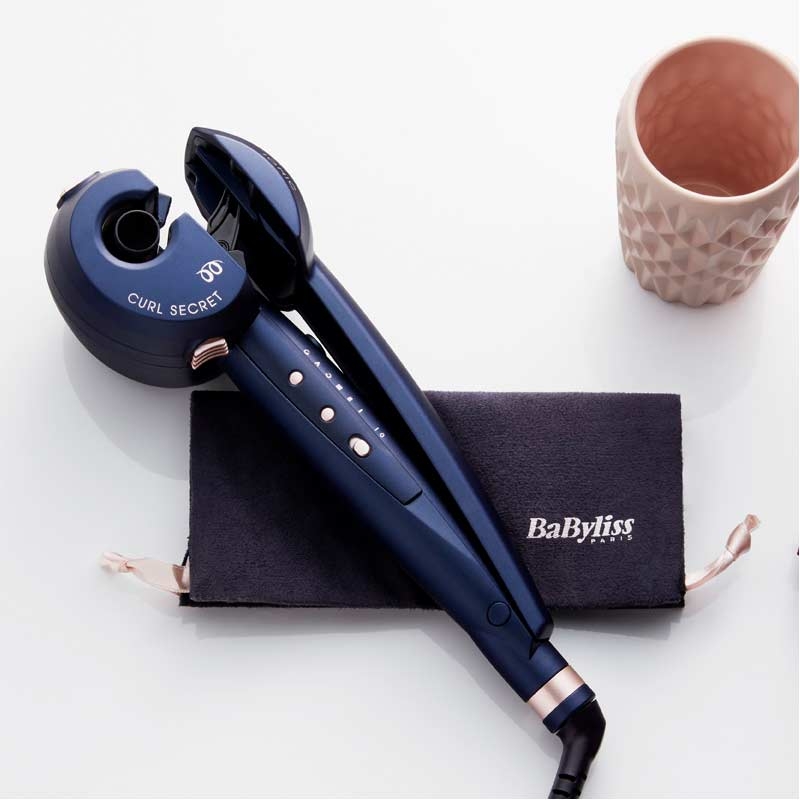 BaByliss C1500E Curl Secret Digital Sensor für Locken und Wellen, nachtblau