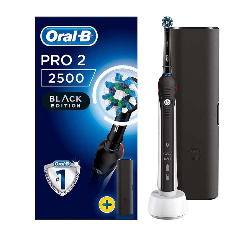 Oral-B Pro 2 2500 Crossaction Elektrische Zahnbürste Black Edition