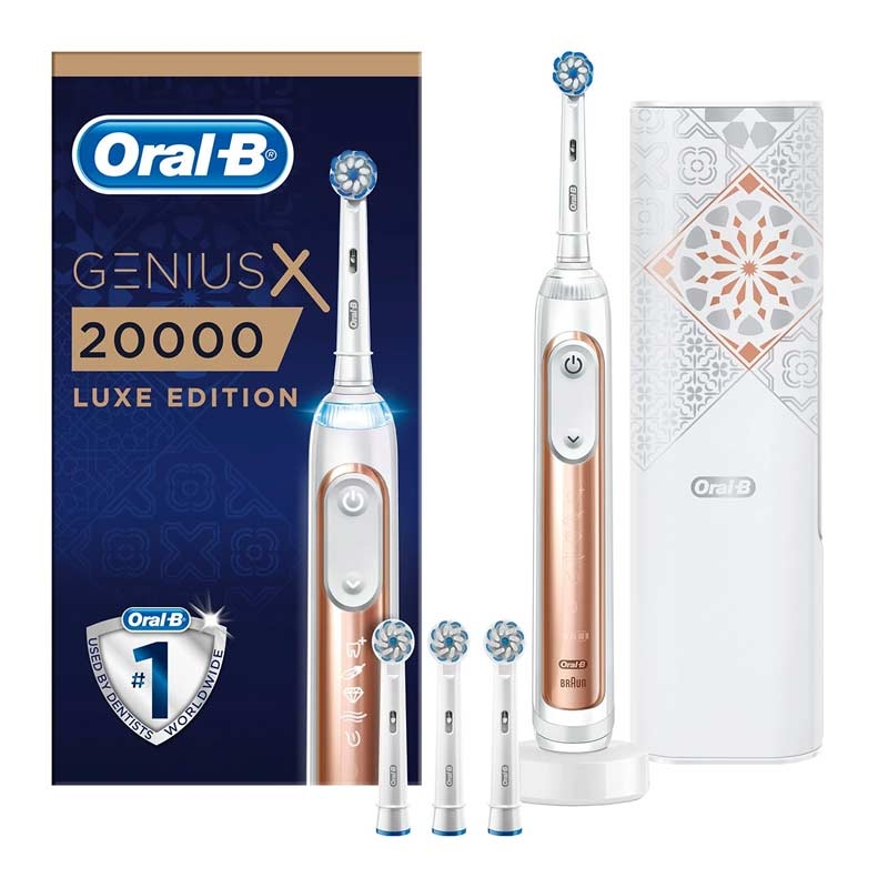 Oral-B Genius X 20000 Luxe Edition Elektrische Zahnbürste rosegold