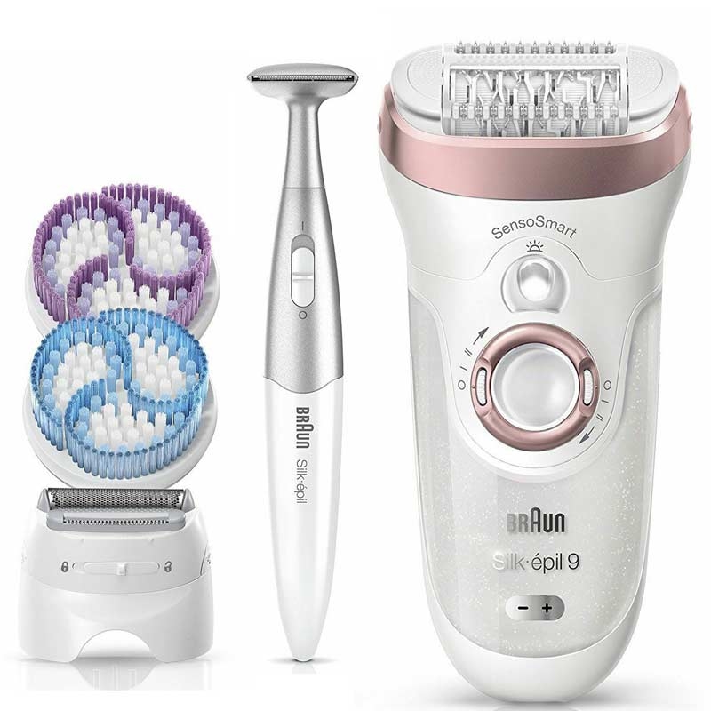Braun Silk-épil 9 9/980 SkinSpa SensoSmart rosegold/weiß