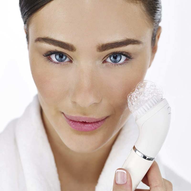 Braun Face 831 Gesichtsepilierer und Gesichtsreinigungsbürste