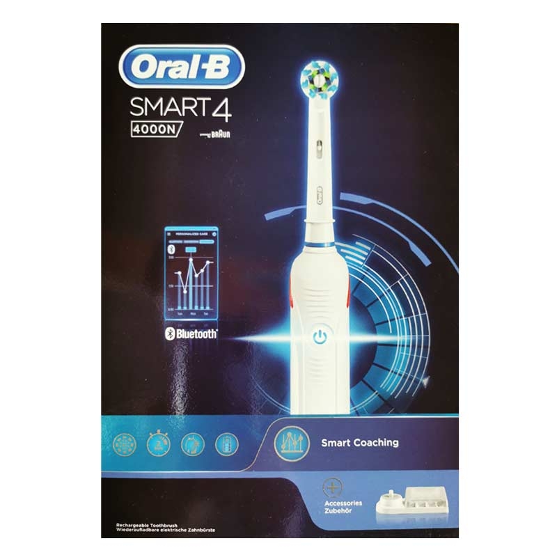 Braun Oral-B Smart 4 4000N Elektrische Zahnbürste weiß