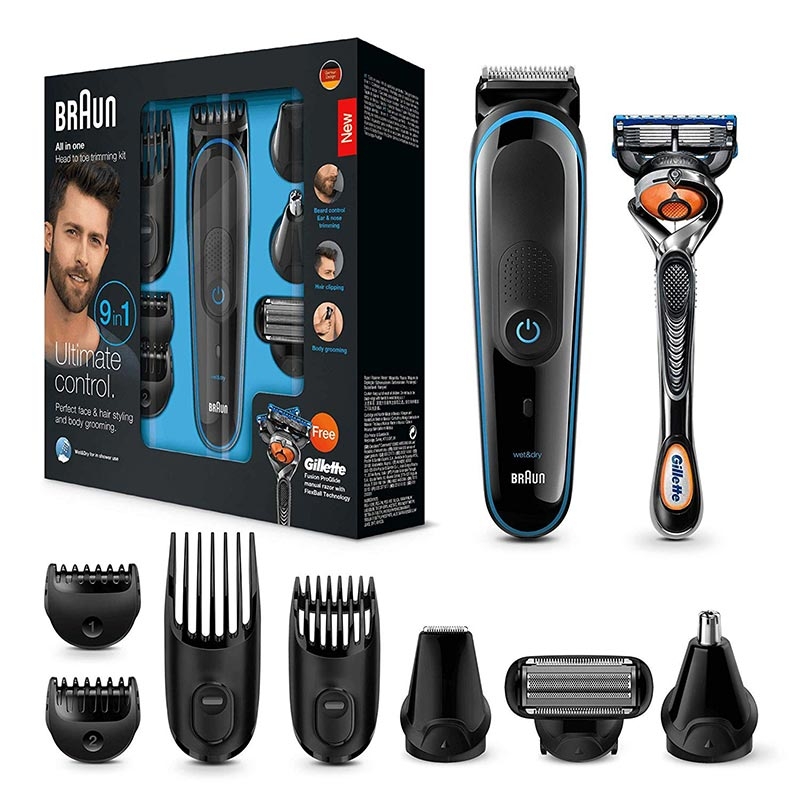 Braun MGK3085 All-in-One-Trimmer schwarz/blau
