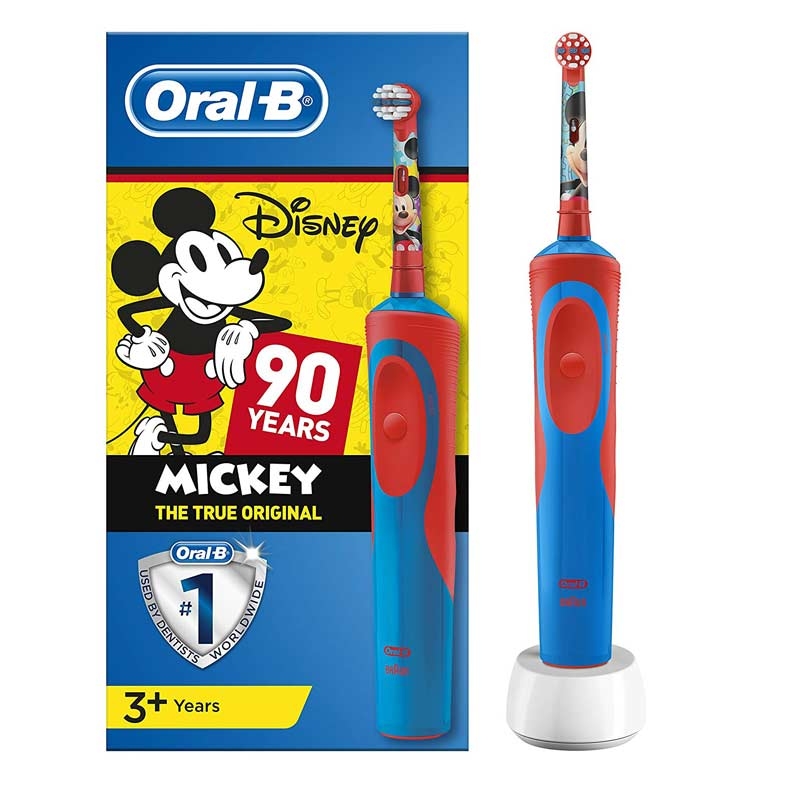 Oral-B Wiederaufladbare Elektrische Zahnbürste mit Disney Mickey Figuren