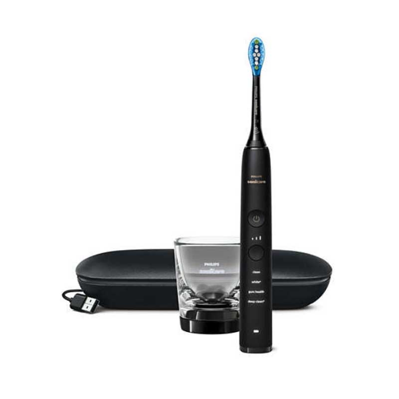 Philips Sonicare DiamondClean 9000 Elektrische Zahnbürste HX9911/09 schwarz