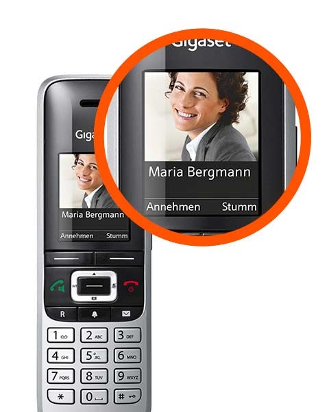 Gigaset S850HX platin/schwarz Mobilteil