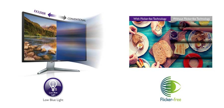 BenQ EX3200R 80,01 cm (31,5 Zoll) Curved-LED-Monitor