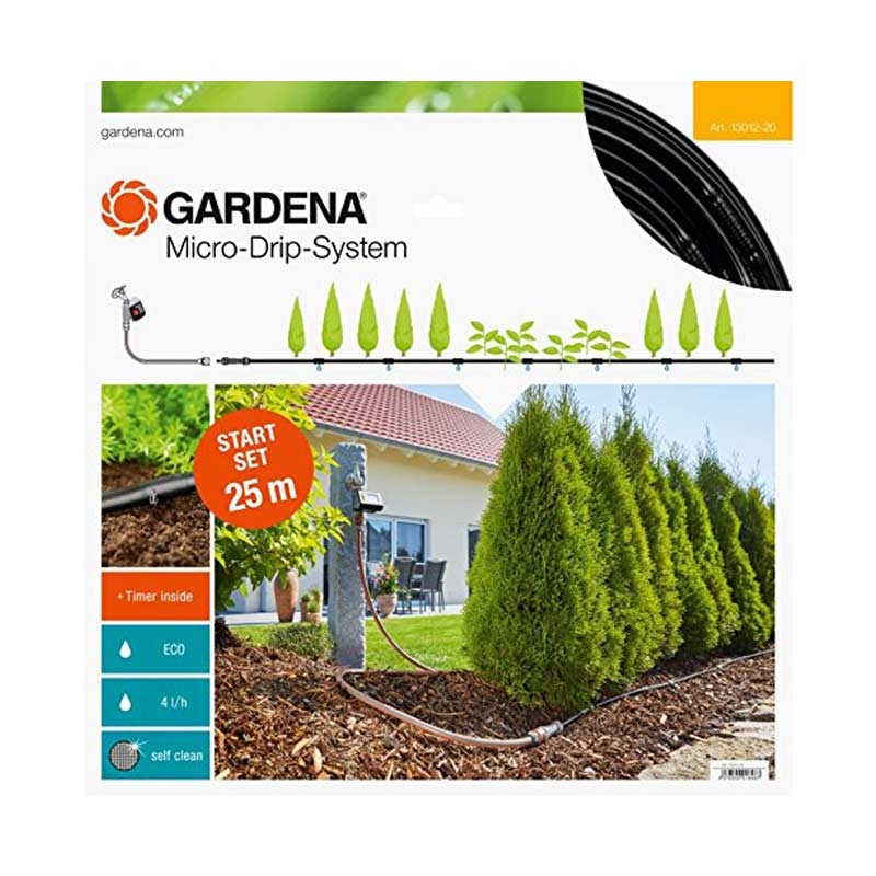 GARDENA 13012-20 Micro-Drip-System Start-Set Pflanzreihen M automatic