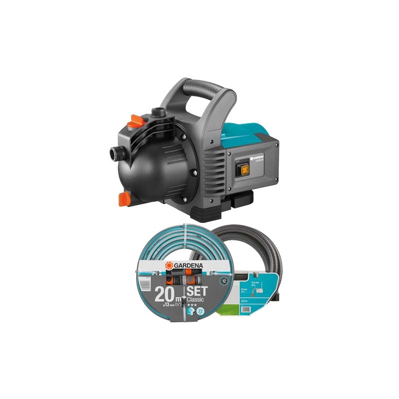 GARDENA 01719-61 Gartenpumpe 3500/4 Set
