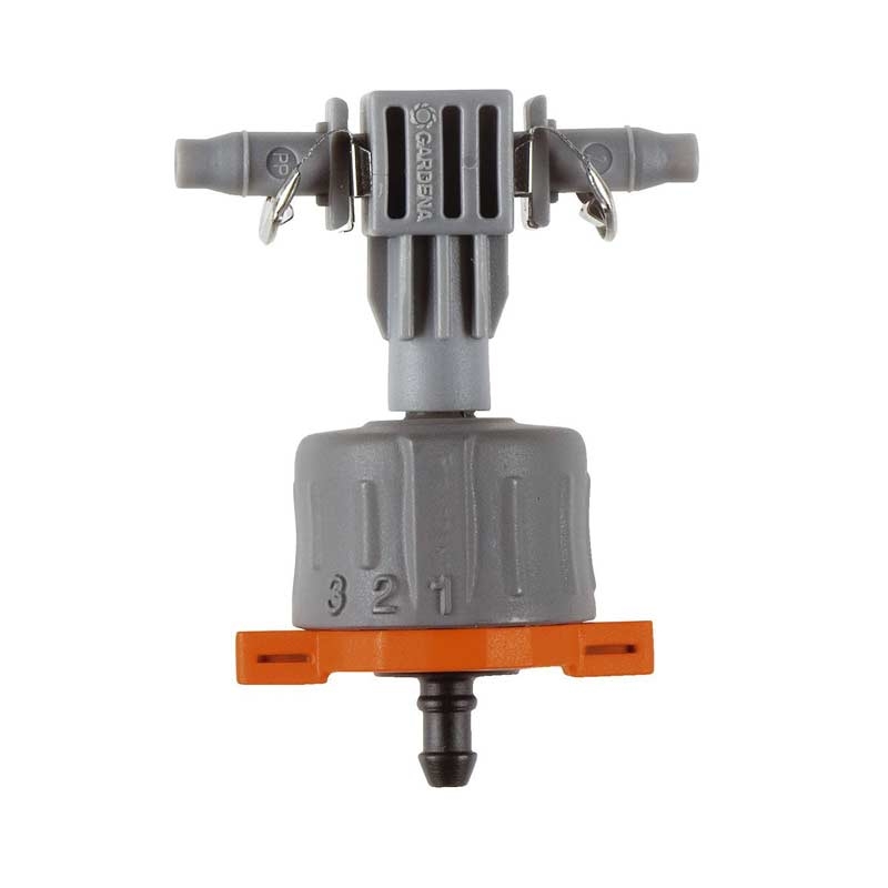 GARDENA 08317-20 Micro-Drip-System Regulierbarer Reihentropfer