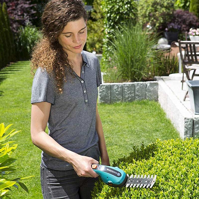 GARDENA 9854-20 Set Akku-Gras- und Strauchschere ClassicCut Li