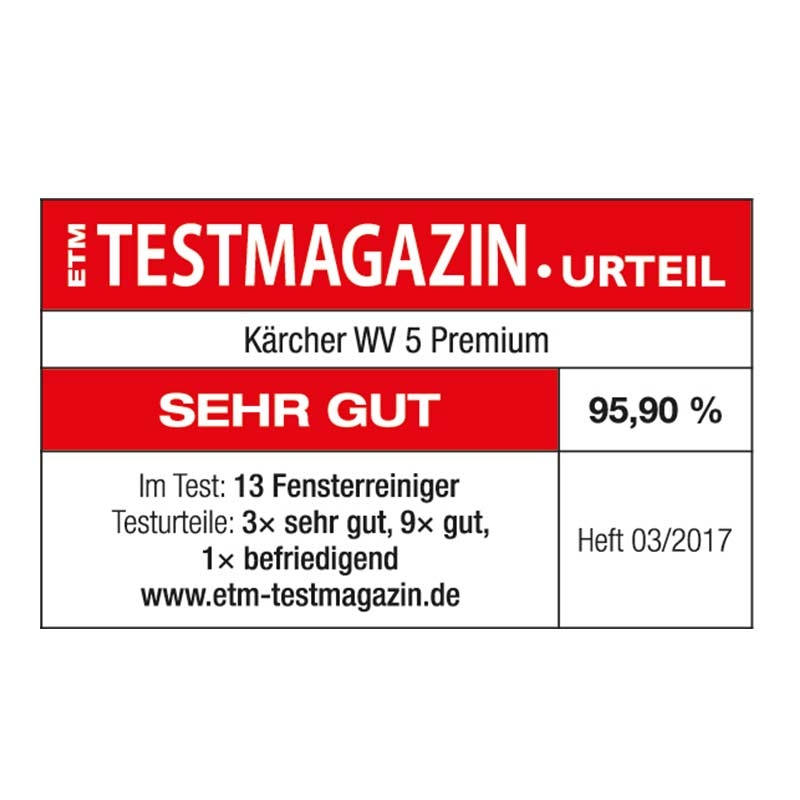 Kärcher WV 5 Premium Plus Fenstersauger weiß