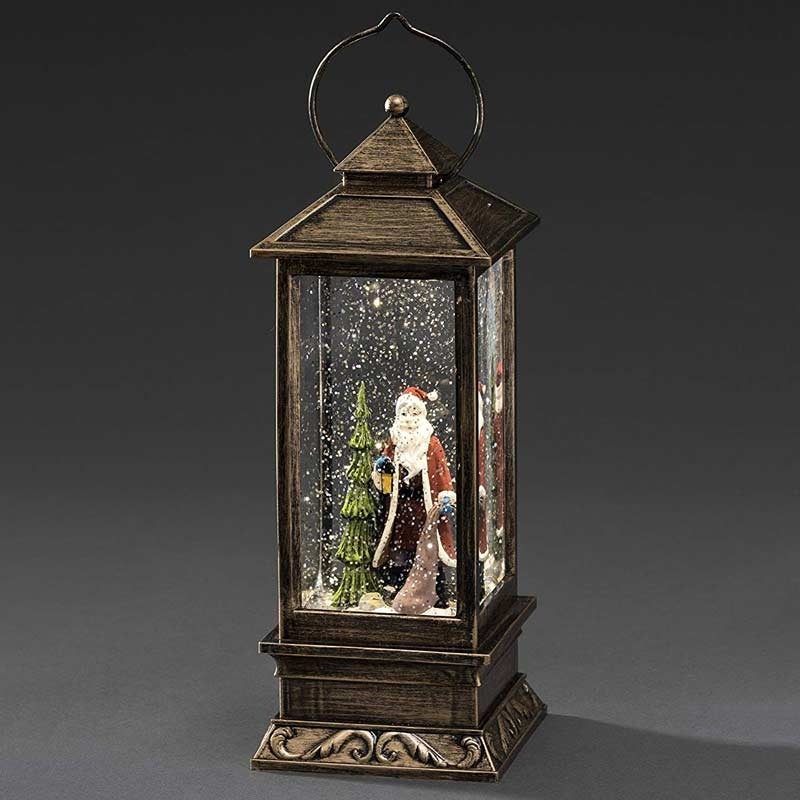 Konstsmide 2889-000 LED Schneelaterne mit Schneemännern