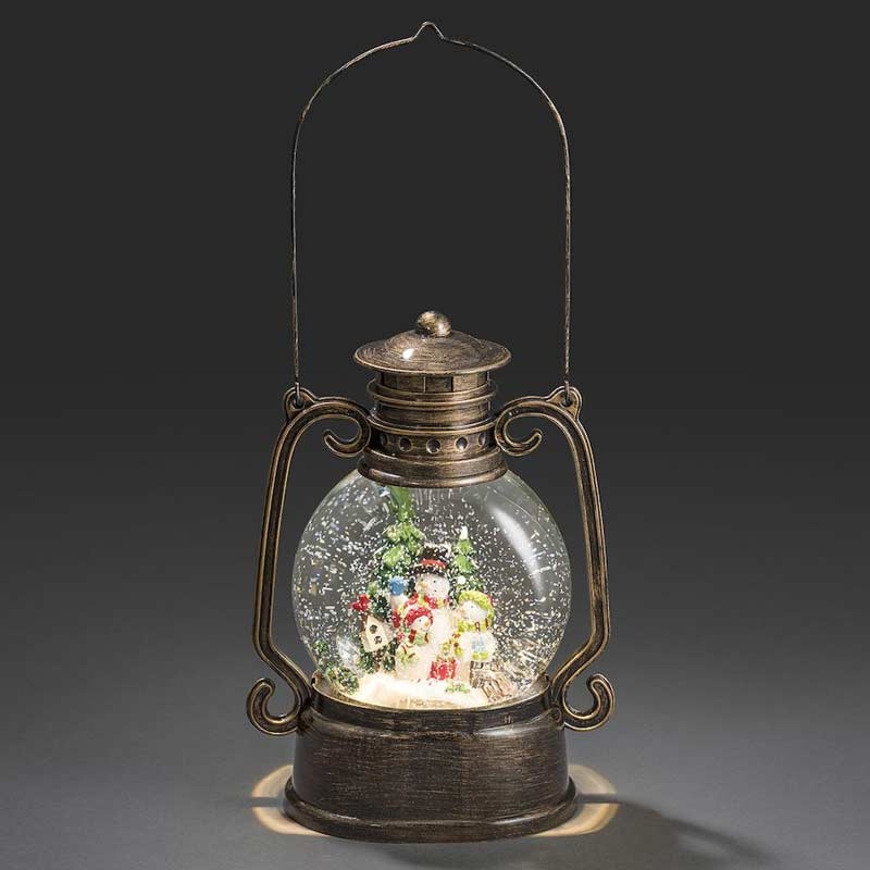 Konstsmide 2867-000 LED Kugellaterne Schneemänner