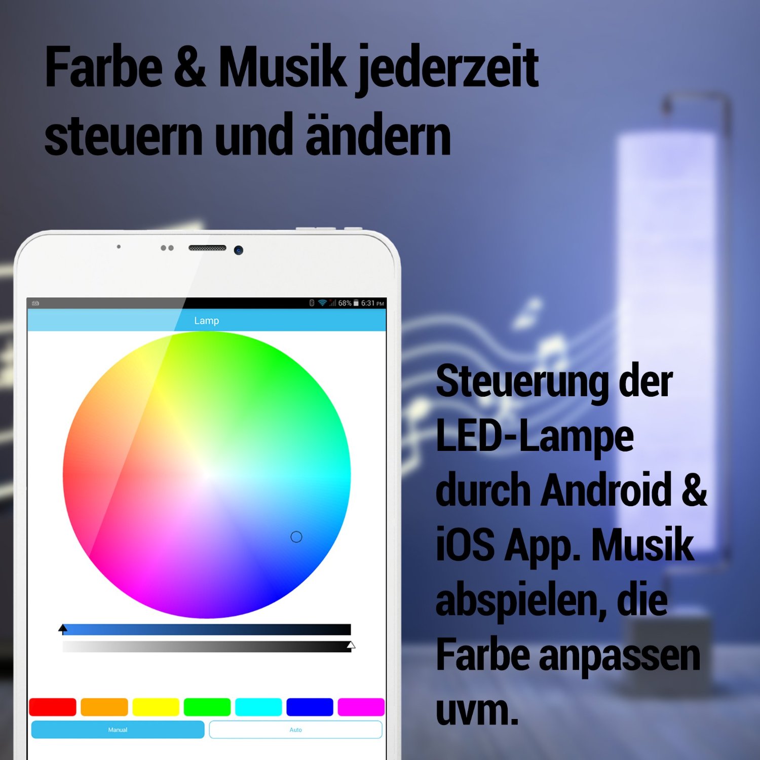 CAT Sound Bulb LED-Lampe mit Lautsprecher Sockel E27