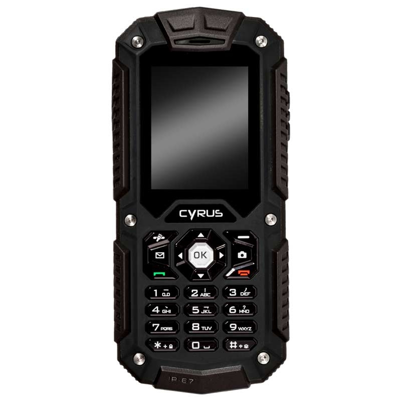 Cyrus CM6 Dual-SIM Outdoor Handy schwarz vorne