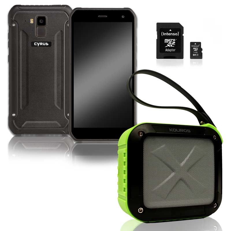 Cyrus CS40 (Dual Sim) Bundle mit BT-Lautsprecher & 65GB MicroSD-Karte (2.Wahl)