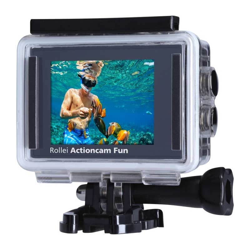 Rollei Actioncam Fun WiFi-4K-Actionkamera schwarz