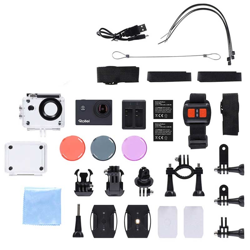 Rollei Actioncam Fun WiFi-4K-Actionkamera schwarz (2.Wahl)