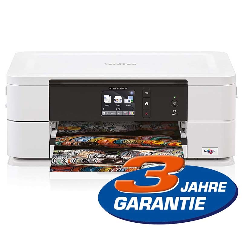 Brother DCP-J774DW 3-in-1 Tinten Multifunktionsgerät weiß