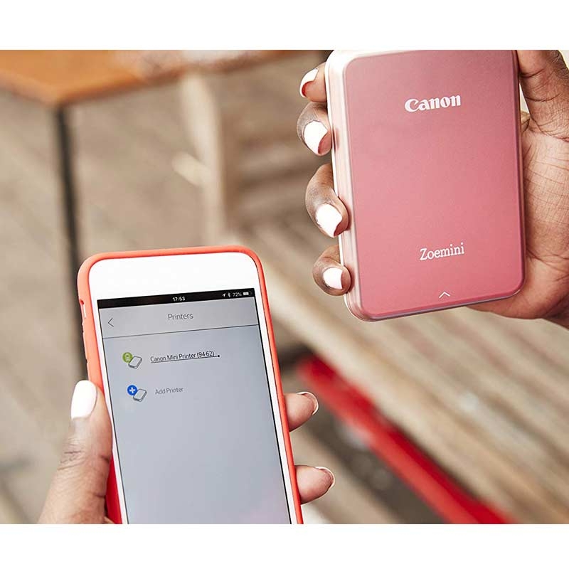 Canon Zoemini Mobiler Mini-Fotodrucker weiß